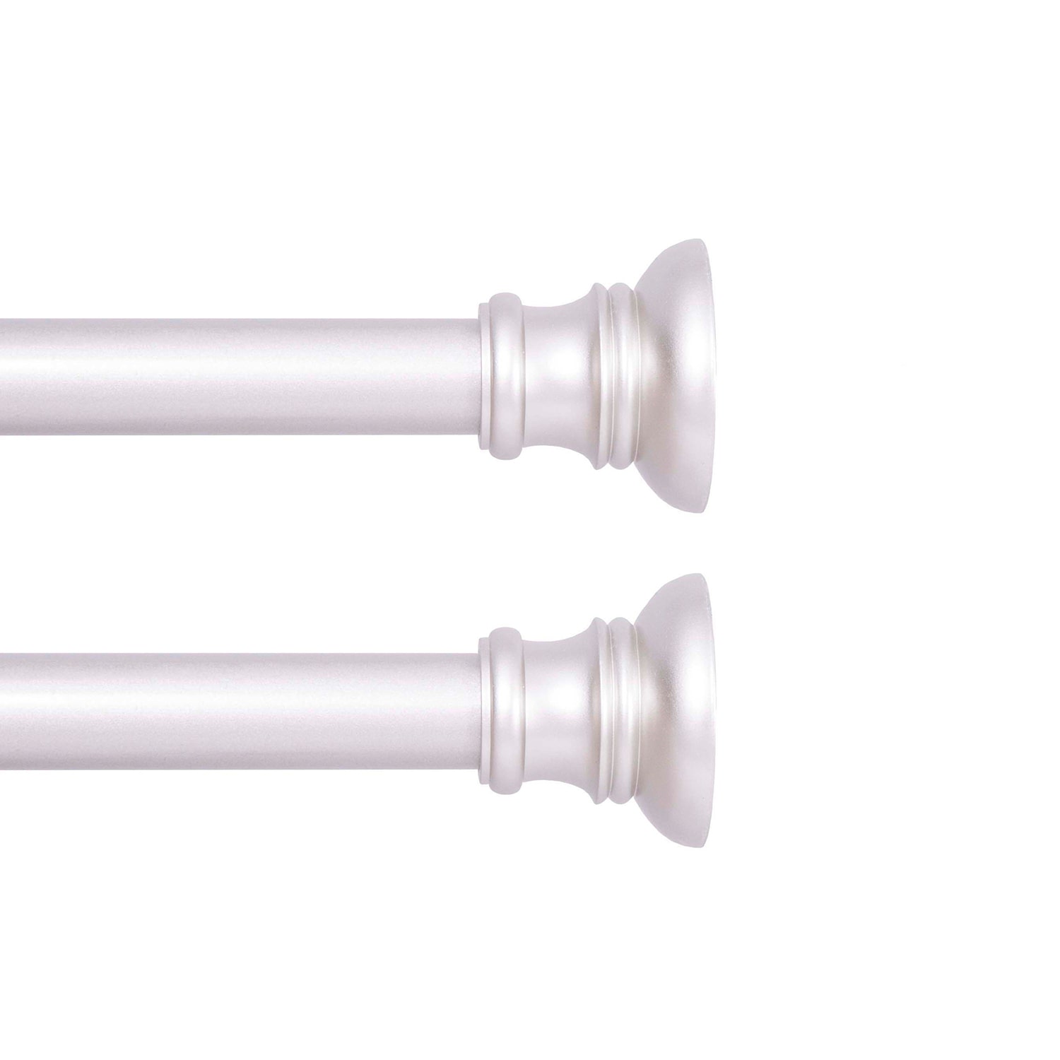 Kenney Easy Install Collection™ Fast Fit™ No Tools Nicholas 2-Pack 5/8 IN Tension Curtain Rod