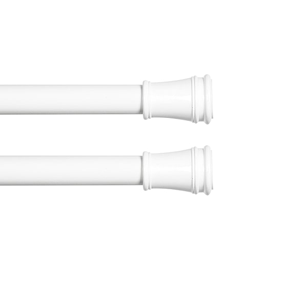 Kenney Easy Install Collection™ Fast Fit™ No Tools Rogers 2-Pack 5/8 IN Tension Curtain Rod