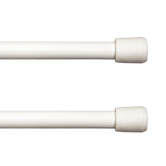 Kenney Strafford 2pk Spring 7/16 IN Tension Curtain Rod