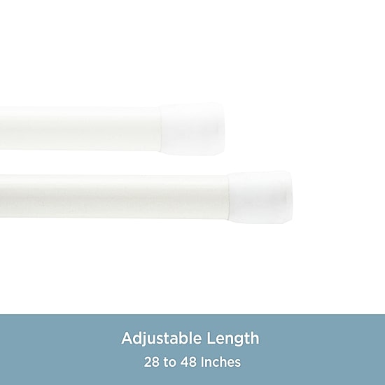 Kenney Carlisle Spring 5/8 IN Tension Curtain Rod