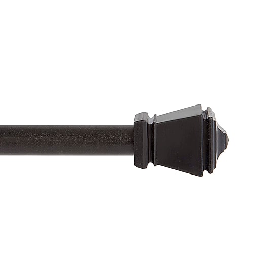 Kenney Amelia Petite Cafe Decorative 7/16 IN Adjustable Curtain Rod