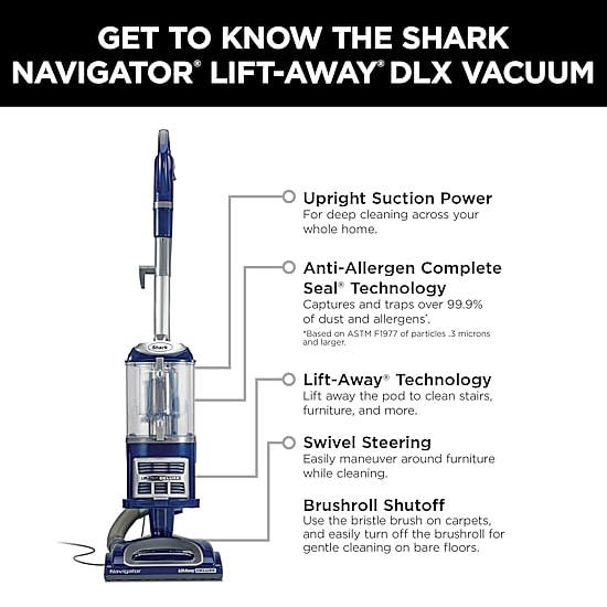 Shark Navigator® Lift-Away® Deluxe Upright Vacuum   NV360
