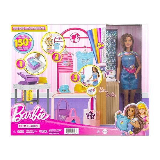 Barbie Make & Sell Boutique Playset