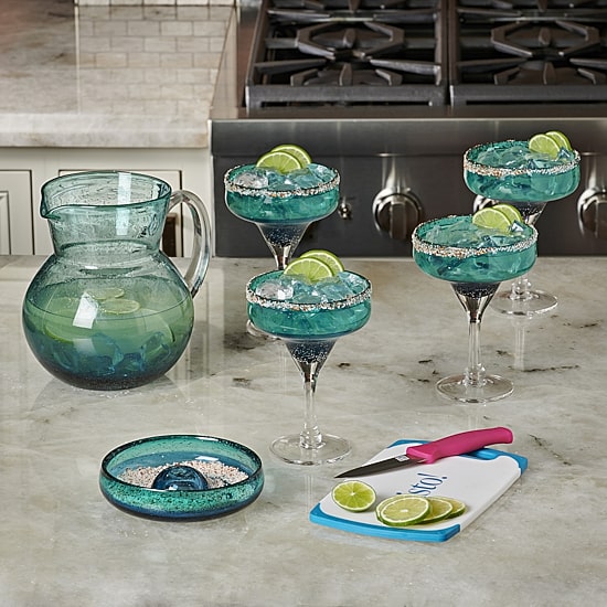 Mesa Mia Chapala Blue Ombre Serving Pitcher