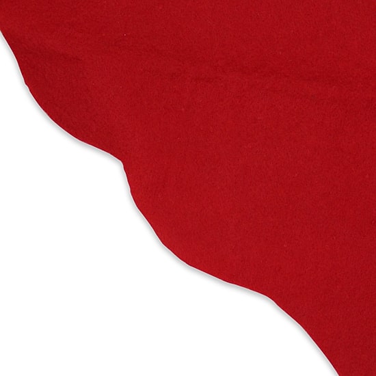Northlight Red Scalloped Edge Tree Skirt