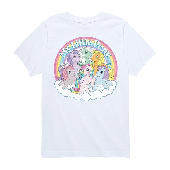 Rainbow Group Big Kid Girls Crew Neck Short Sleeve My Little Pony T-Shirt