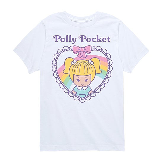 Locket Big Kid Girls Crew Neck Short Sleeve T-Shirt