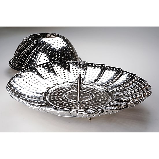 Design Imports Stainless Steel 12" Vegetable Steamer