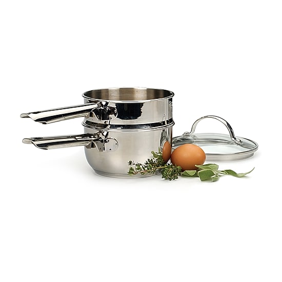 Design Imports Stainless Steel 1-qt. Double Boiler