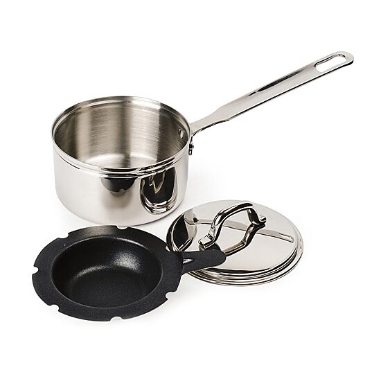 Design Imports Stainless Steel 1- Egg Poacher Set