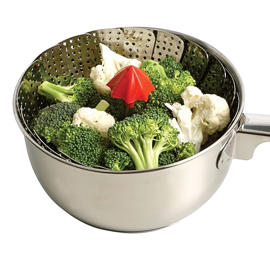 Design Imports Stainless Steel Umbrella Steamer Basket