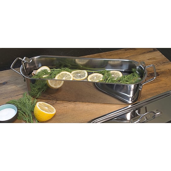 Design Imports Stainless Steel Fish Poacher