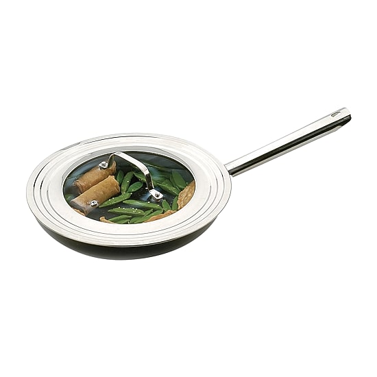 Design Imports Stainless Steel Pan Lid with Glass