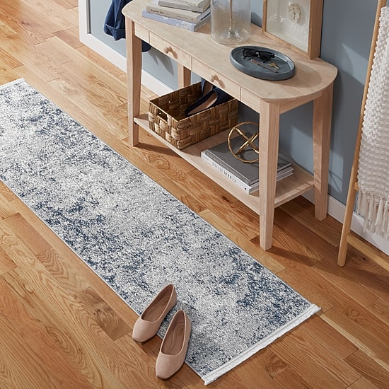Town And Country Rein Pattern Washable 12" X 84" Indoor Rectangular Runner