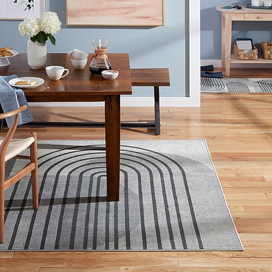Town And Country Avani Stripe Washable Indoor Rectangular Area Rug