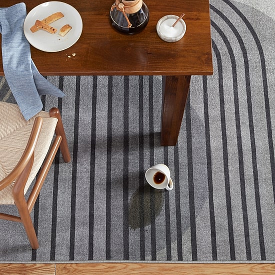 Town And Country Avani Stripe Washable Indoor Rectangular Area Rug