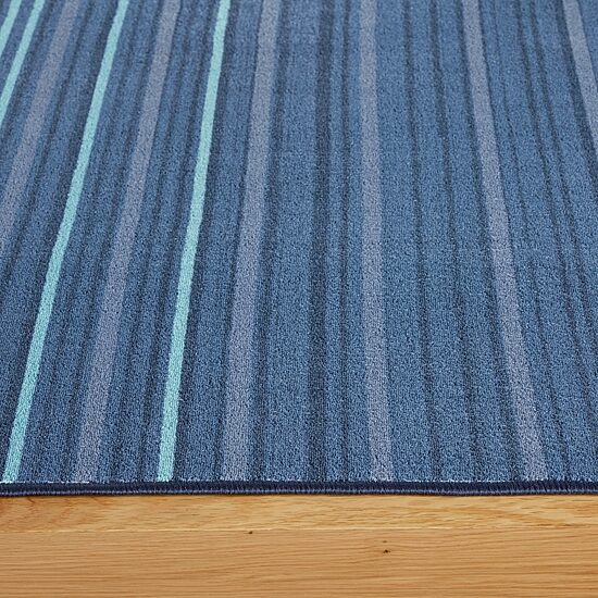 Town And Country Layne Stripe Washable Indoor Rectangular Area Rug