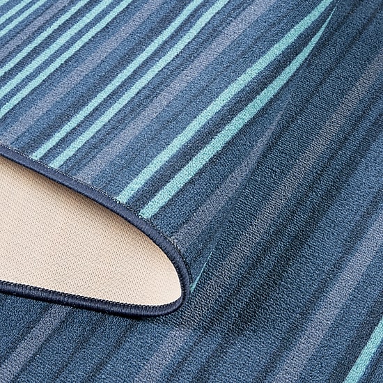 Town And Country Layne Stripe Washable Indoor Rectangular Area Rug