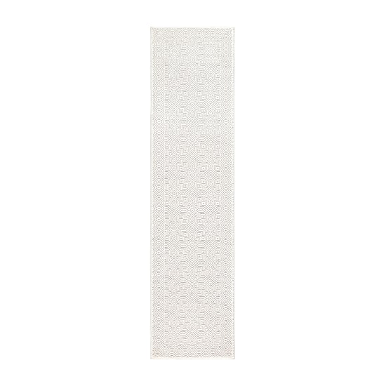 Town And Country Maya Medallion 12" X 84" Indoor Rectangular Runner