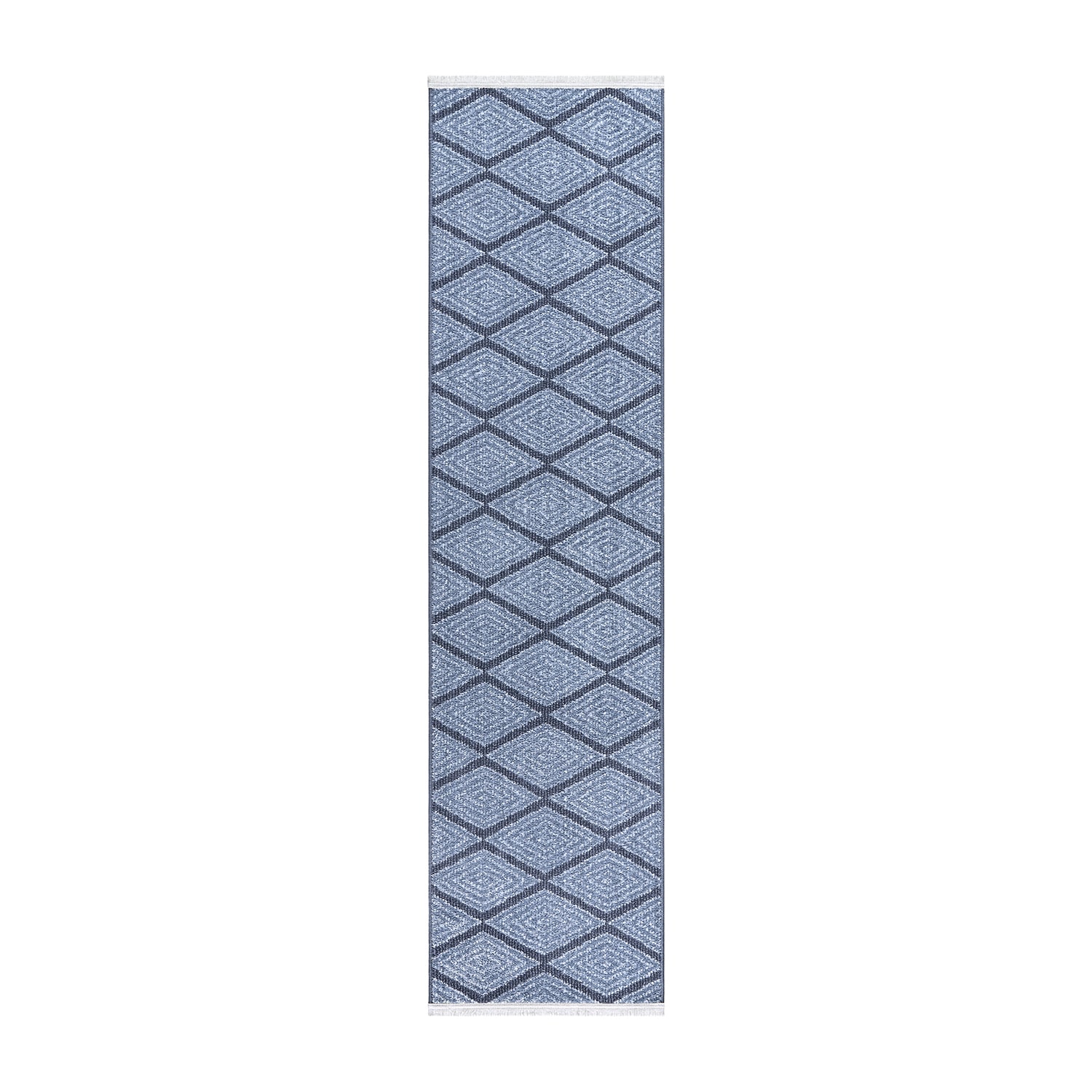 Town And Country Rein Diamond Washable 12" X 84" Indoor Rectangular Runner