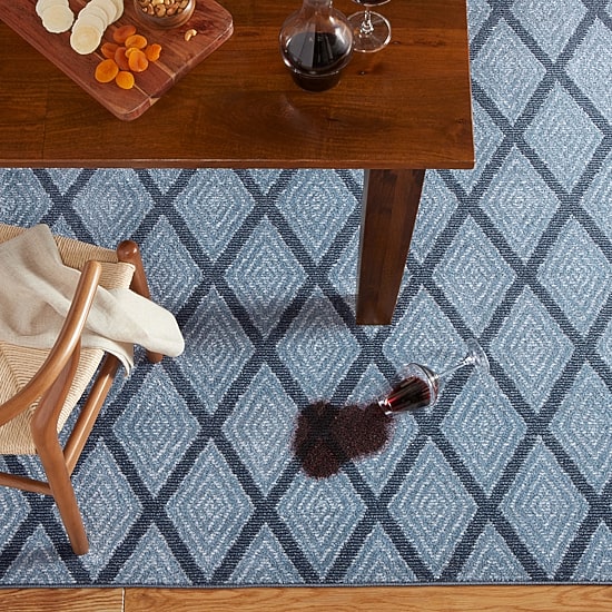 Town And Country Rein Diamond Washable 12" X 84" Indoor Rectangular Runner