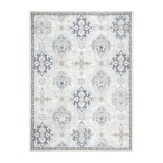 Town And Country Avani Floral Washable Indoor Rectangular Area Rug