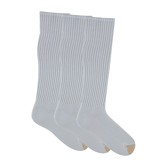 Gold Toe Ultra Tec Mens Breathable Multi-Pack 3 Pair Over the Calf Socks