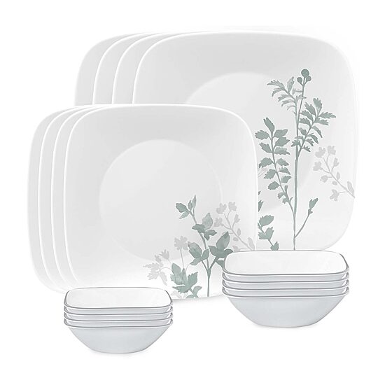Corelle Amalie 16-pc. Glass Dinnerware Set