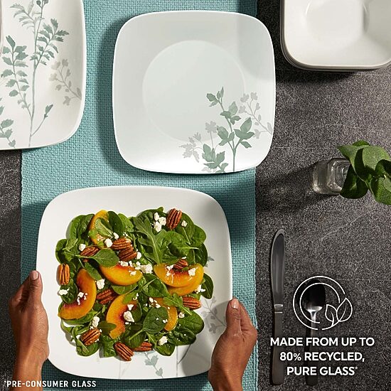 Corelle Amalie 16-pc. Glass Dinnerware Set