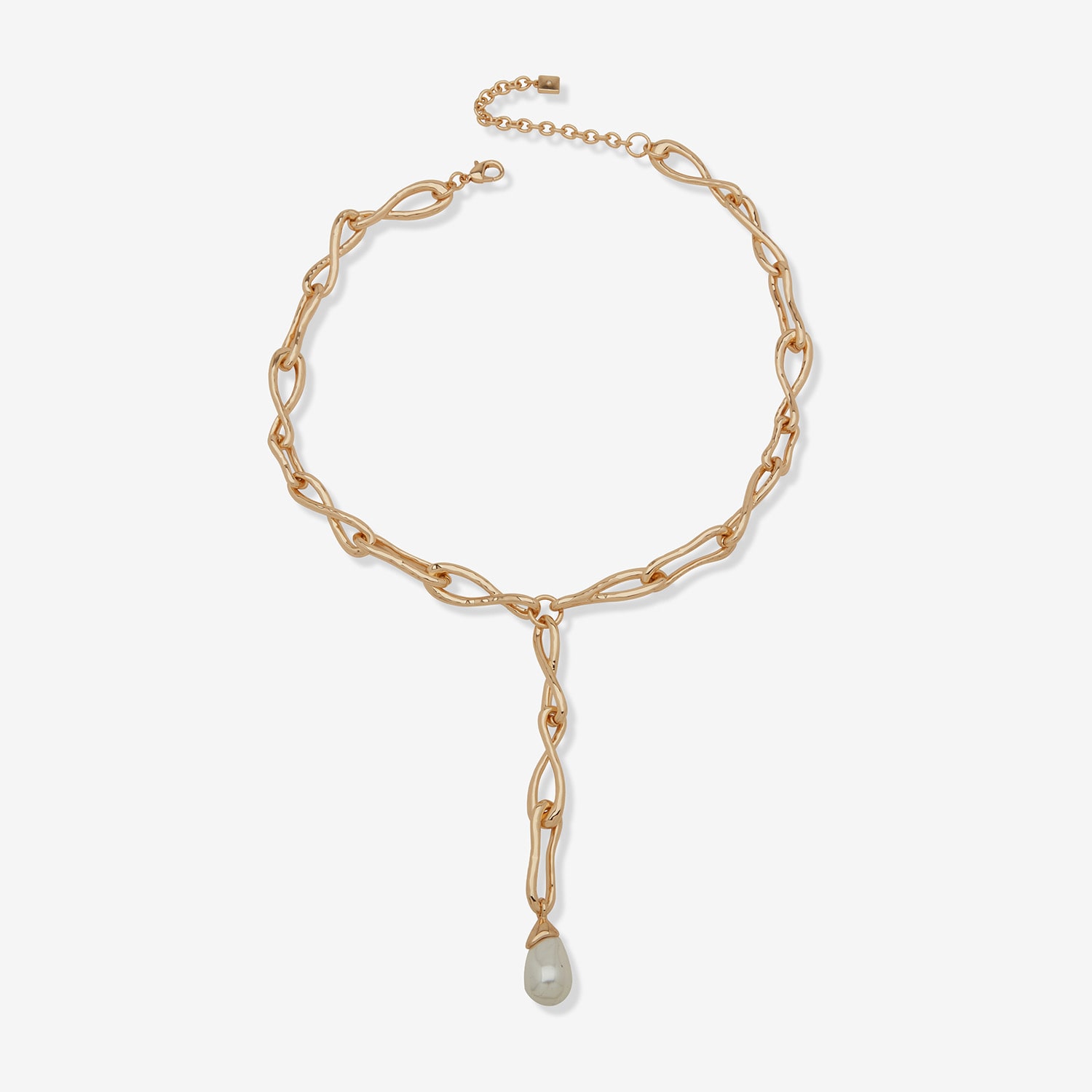Worthington Gold Tone Womens 18 Inch Y Necklace