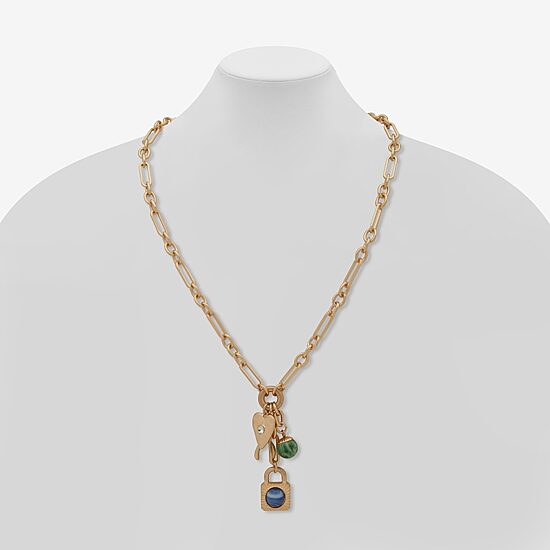 A.N.A Gold Tone Womens 30 Inch Strand Necklace