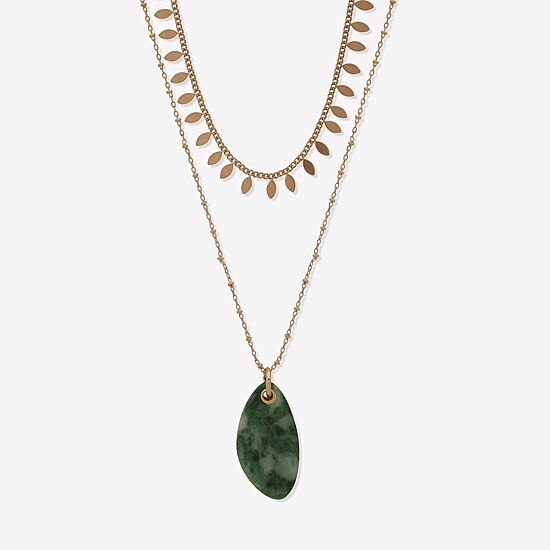 A.N.A Gold Tone Womens 18 Inch Strand Necklace