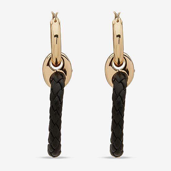 Worthington Gold Tone Womens 55.1mm Hoop Earrings