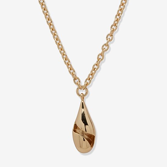 Worthington Gold Tone Womens 34 Inch Pendant Necklace