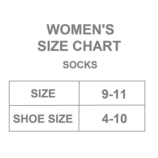 Wicked Womens Multi-Pack 5 Pair Wicked No Show Socks