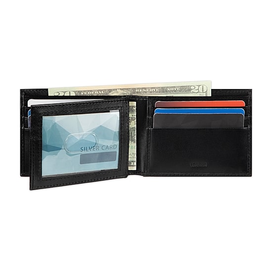 Stafford Mens Extra Capacity Personalized Rfid Blocking Bifold Wallet