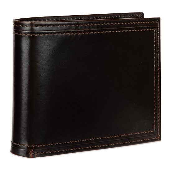 Stafford Distressed Mens Personalized Rfid Blocking Bifold Wallet