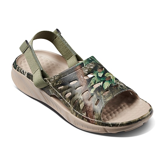 joybees® Womens Graphic Trekking Slide Sandals