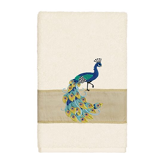 Linum Home Textiles Penelope 2-pc. Embellished Hand Towel