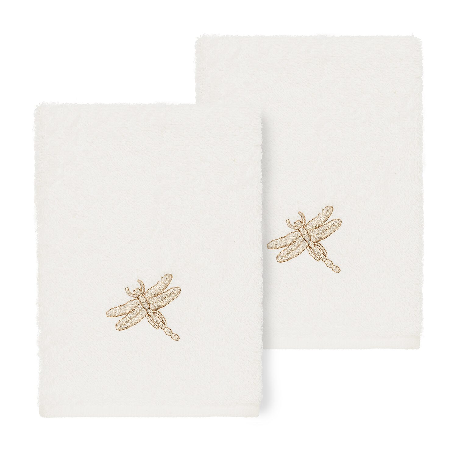 Linum Home Textiles Braelyn 2-pc. Embellished Washcloth