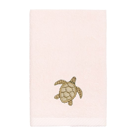 Linum Home Textiles Tortuga 2-pc. Embellished Fingertip Towel