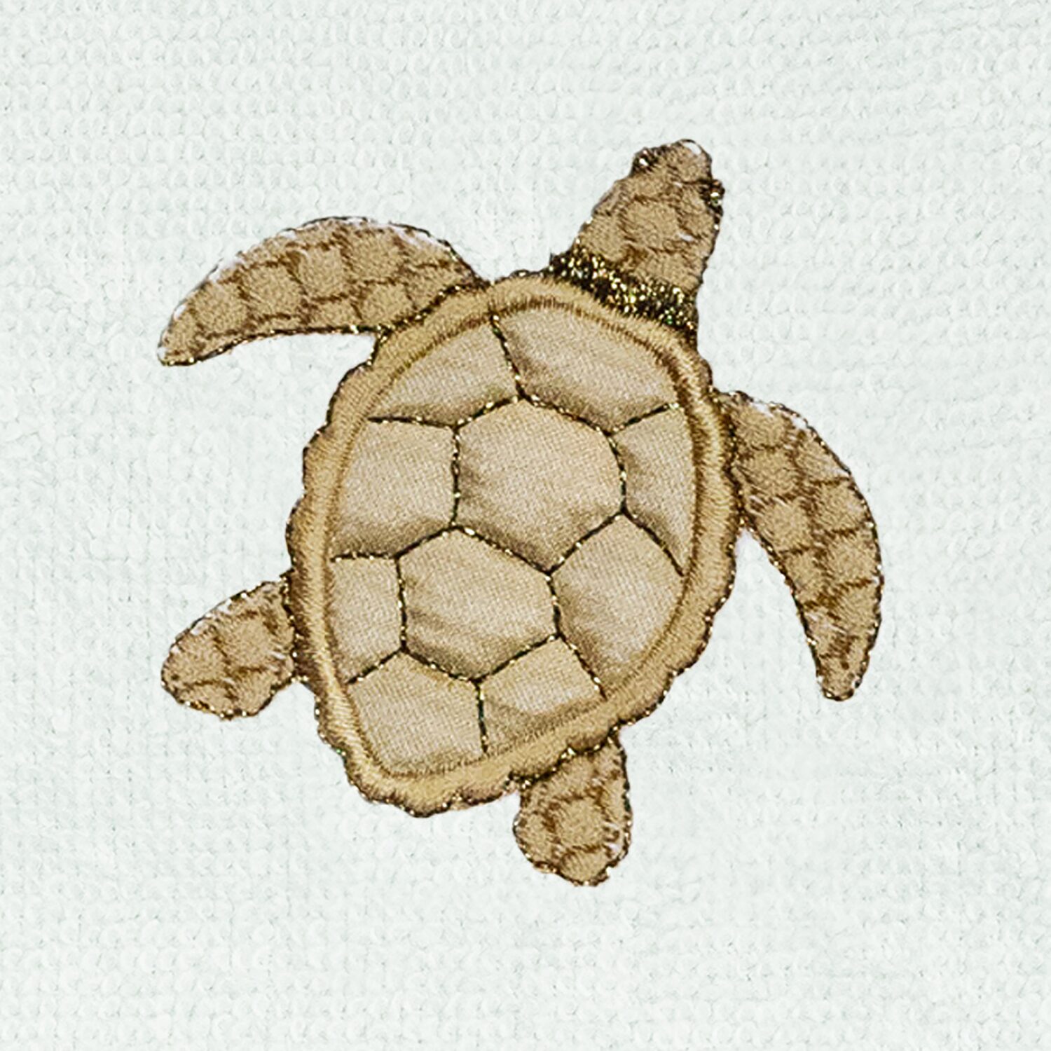 Linum Home Textiles Tortuga 2-pc. Embellished Fingertip Towel