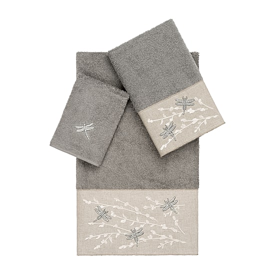 Linum Home Textiles Braelyn 3-pc. Bath Towel Set