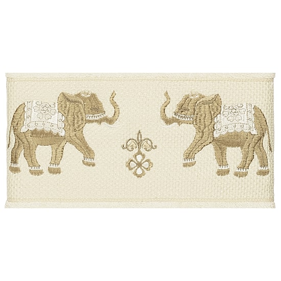 Linum Home Textiles Quinn 2-pc. Embellished Animal Bath Towel