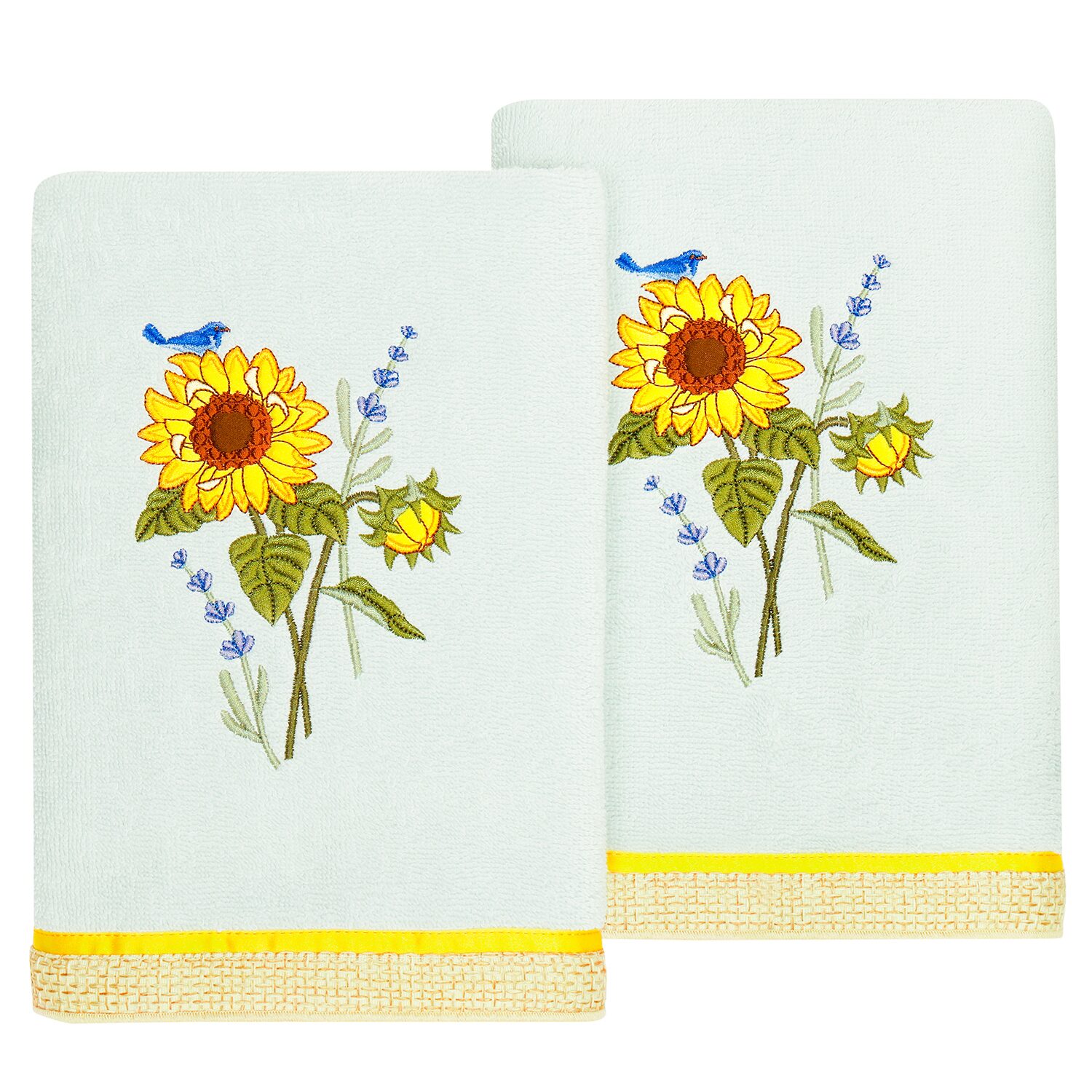 Linum Home Textiles Girasol 2-pc. Embellished Hand Towel