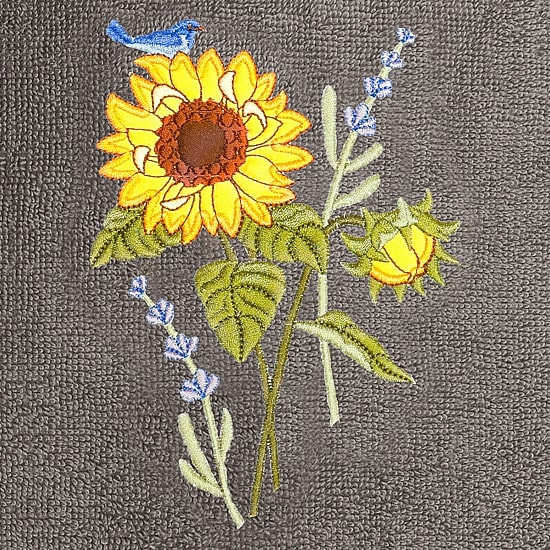 Linum Home Textiles Girasol 2-pc. Embellished Hand Towel