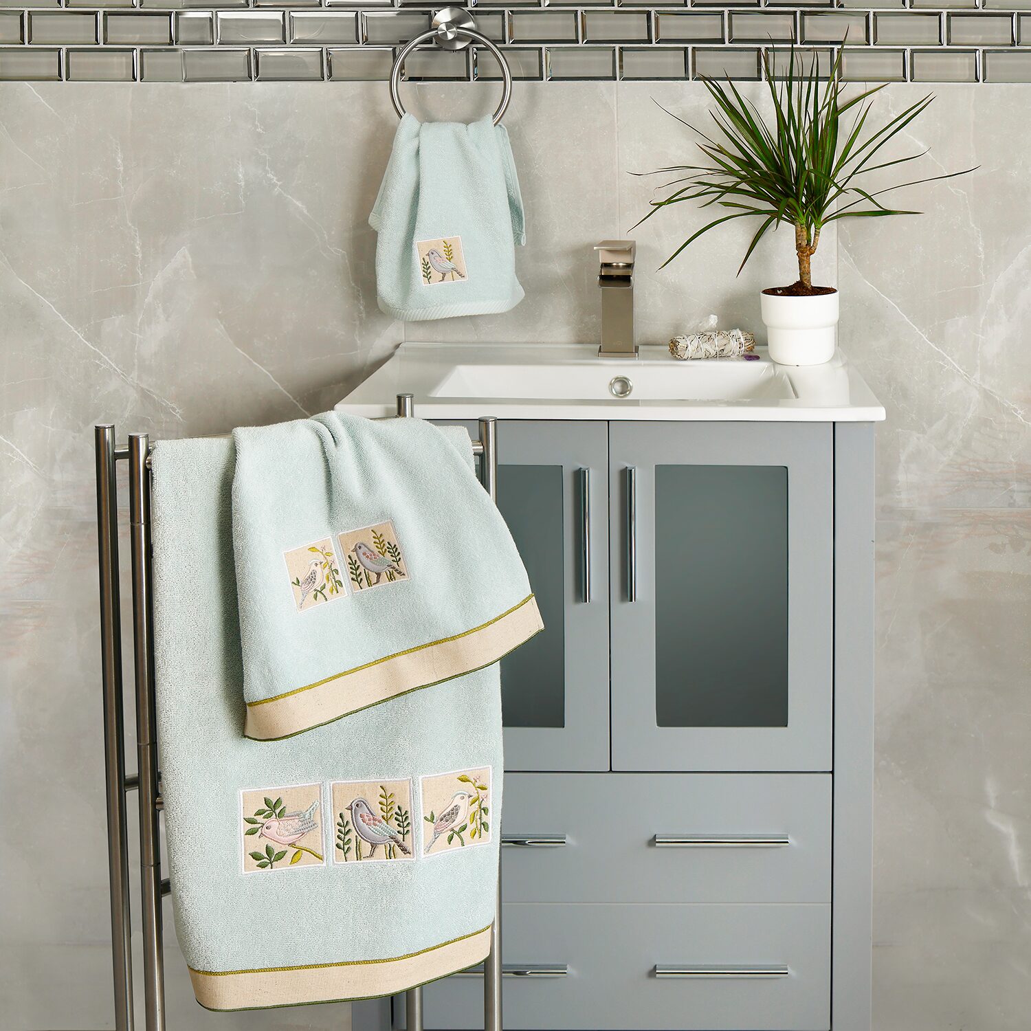 Linum Home Textiles Belinda 3-pc. Bath Towel Set