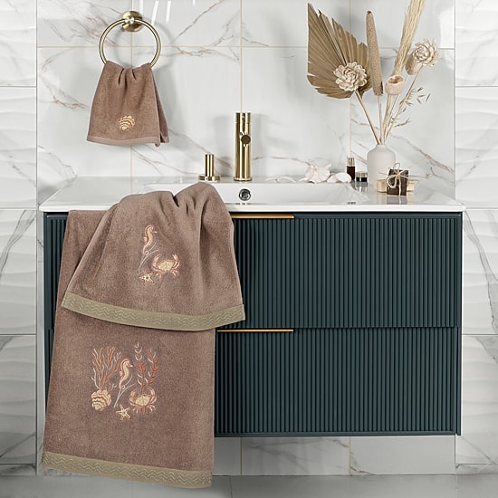 Linum Home Textiles Aaron 3-pc. Bath Towel Set