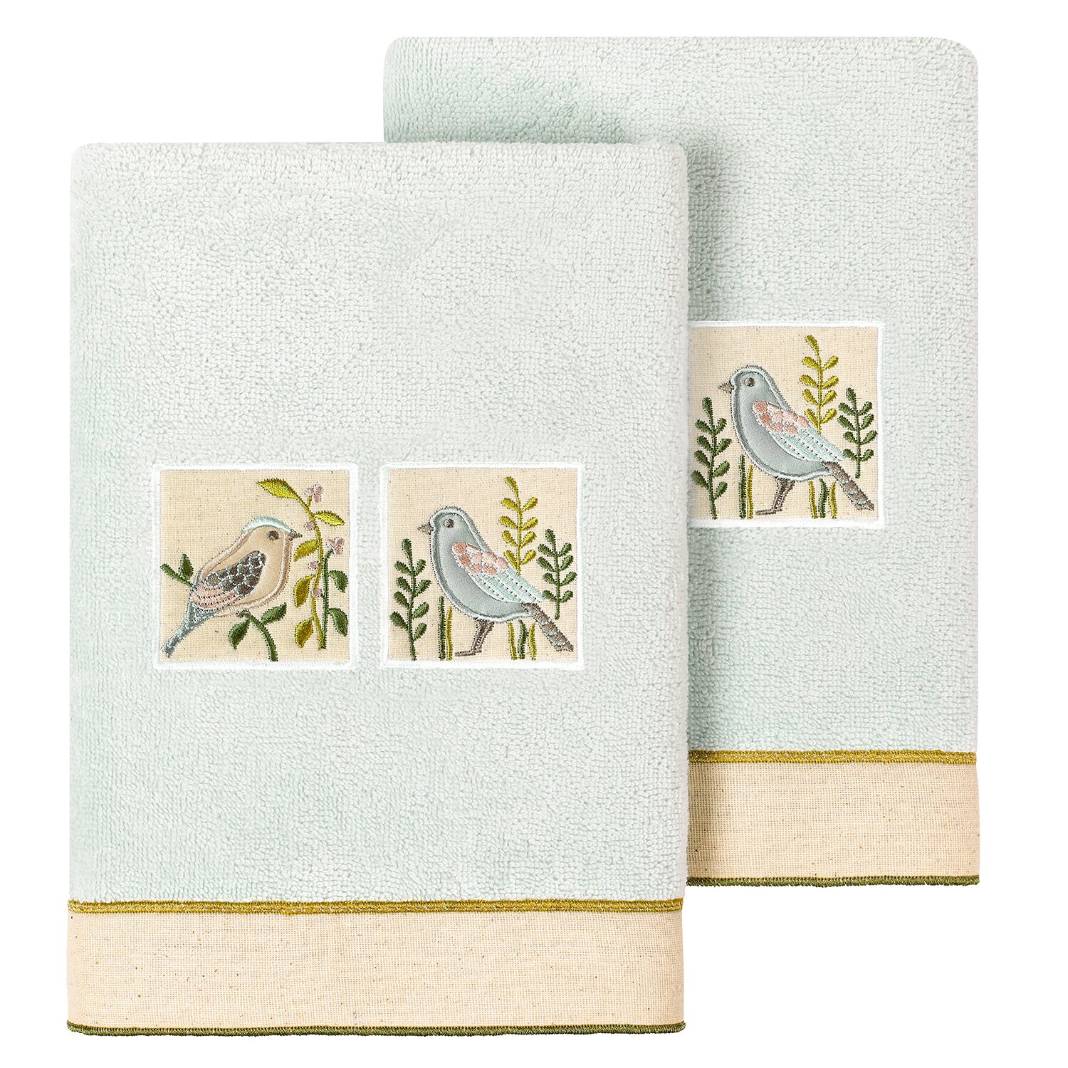 Linum Home Textiles Belinda 2-pc. Embellished Hand Towel