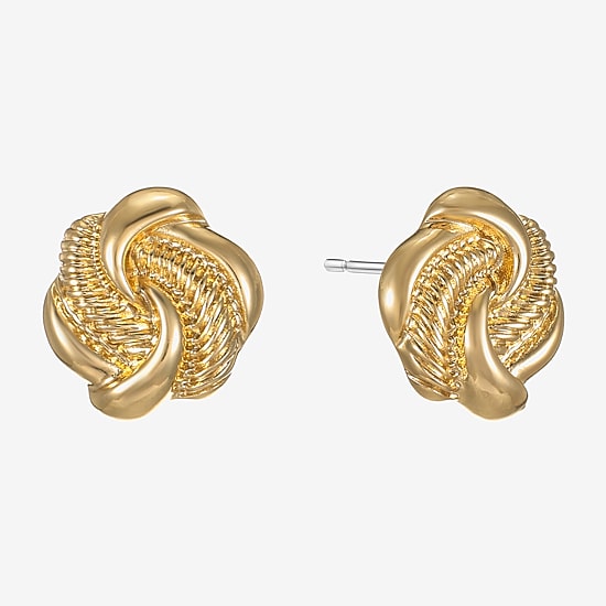 Monet Jewelry 20mm Knot Stud Earrings